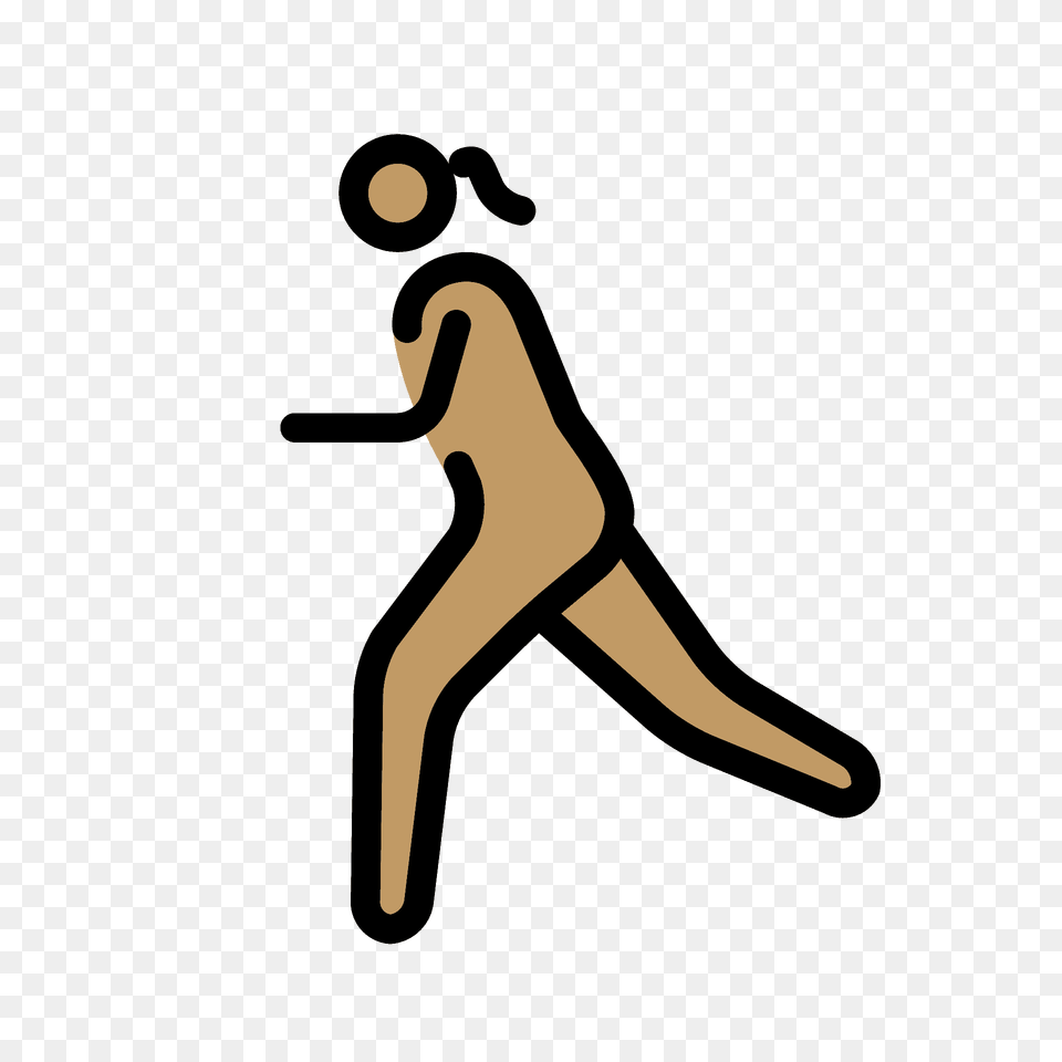 Woman Running Emoji Clipart, Person, Walking, People, Animal Png Image