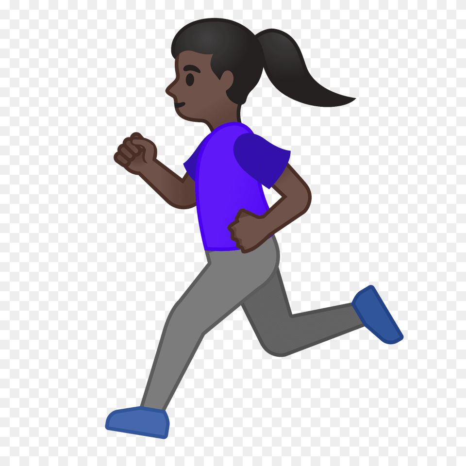 Woman Running Emoji Clipart, Person, Face, Head Free Png