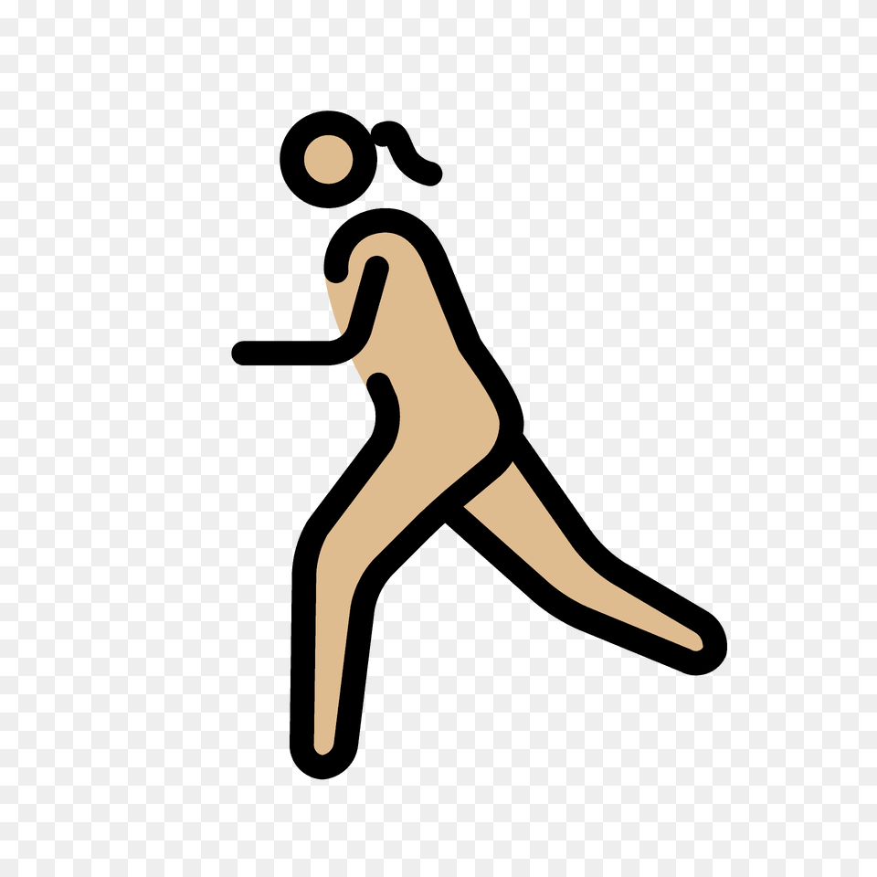 Woman Running Emoji Clipart, Person, Walking, People, Animal Png