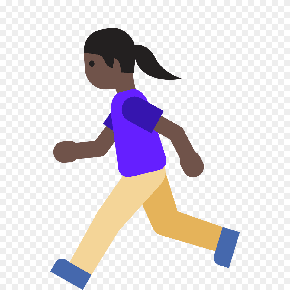 Woman Running Emoji Clipart, Person, People, Face, Head Free Png Download