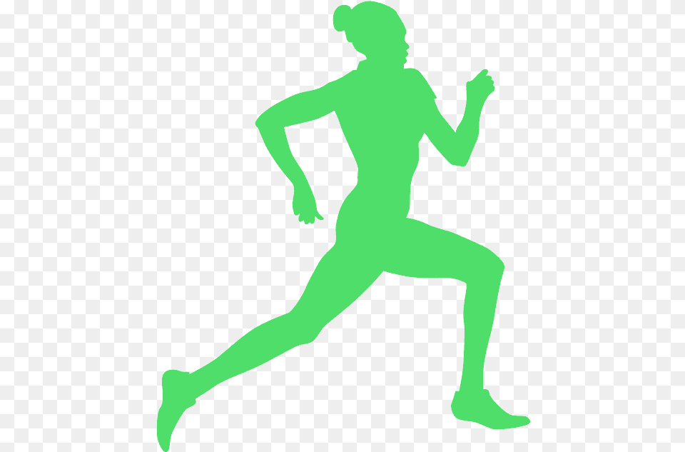 Woman Running Pink Silhouette, Dancing, Leisure Activities, Person Png