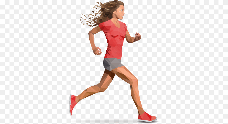 Woman Running Silhouette Clipart Girl Running, Clothing, Shorts, Adult, Male Png Image