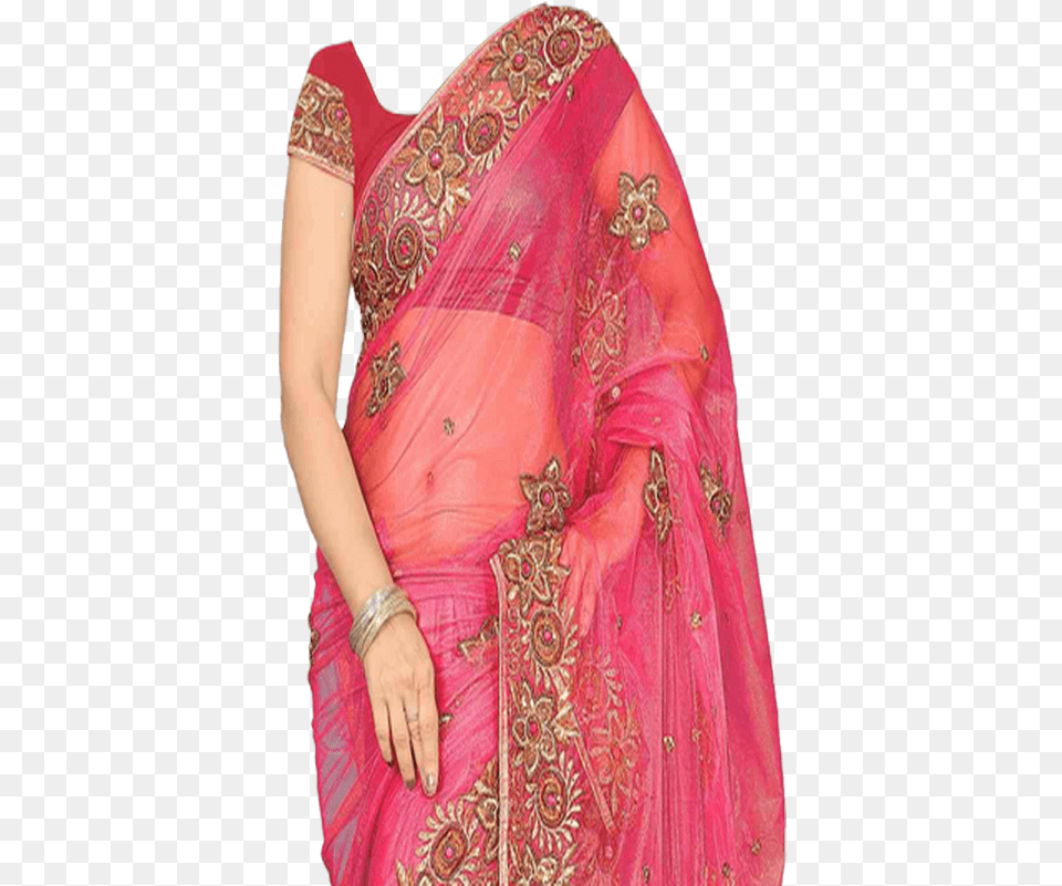 Woman Saree Photo Editor, Clothing, Sari, Bridal Veil, Wedding Png Image