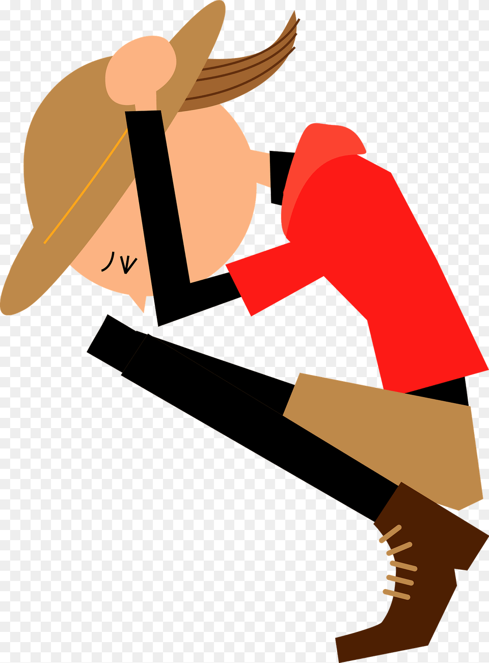 Woman Scared And Having A Panic Attack Clipart, Clothing, Hat, Device Png Image