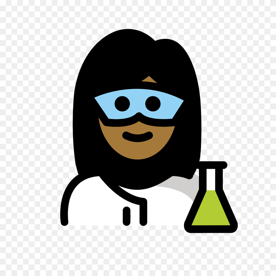 Woman Scientist Emoji Clipart, Cartoon, Baby, Person, Face Png