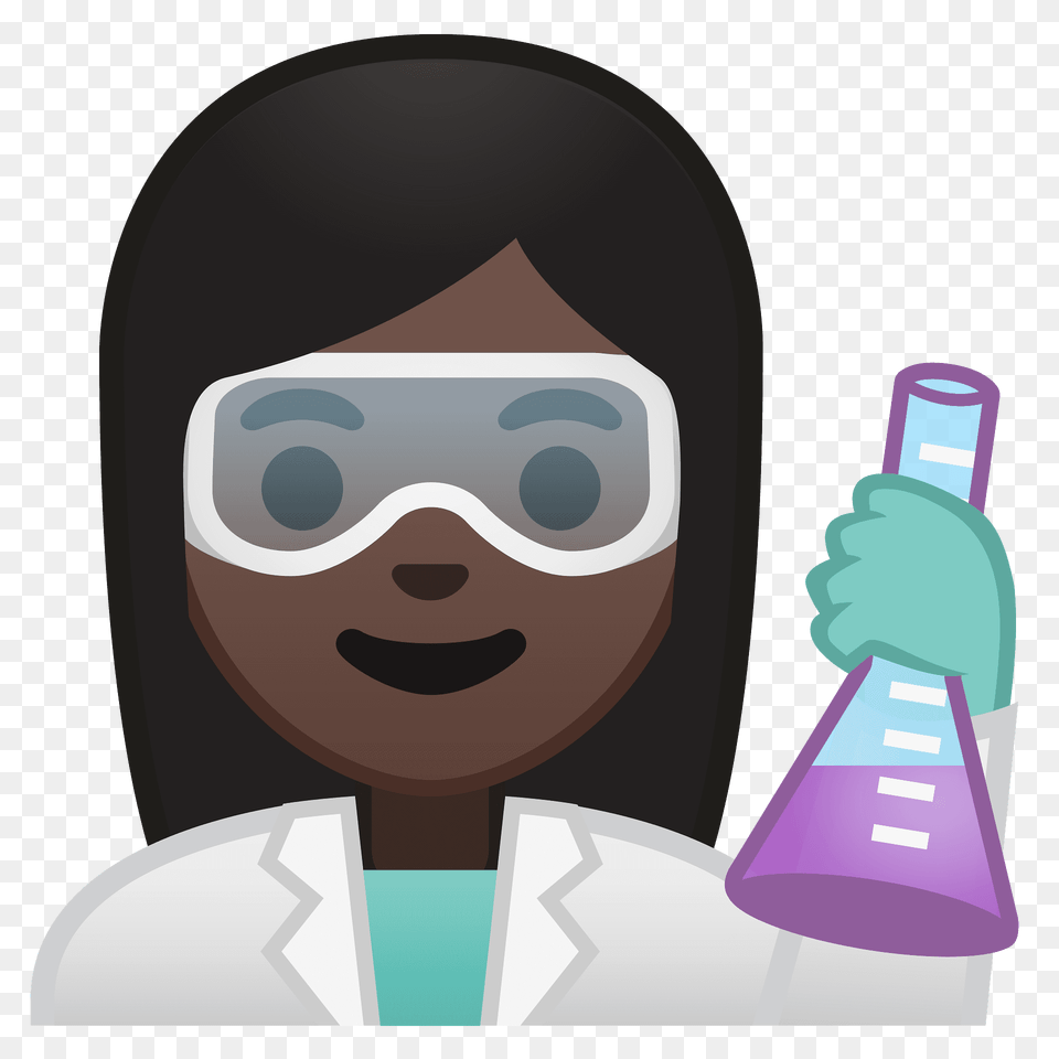 Woman Scientist Emoji Clipart, Clothing, Coat, Face, Head Free Png Download