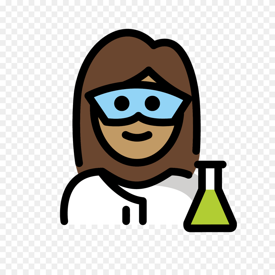 Woman Scientist Emoji Clipart, Photography, Face, Head, Person Free Png Download