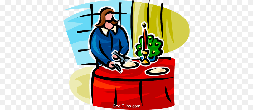Woman Setting The Table Royalty Vector Clip Art Illustration, Weapon, Adult, Female, Person Free Png Download