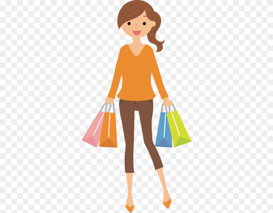 Woman Shopping Personal Shopper Girl Female, Person, Bag, Face, Head Png Image