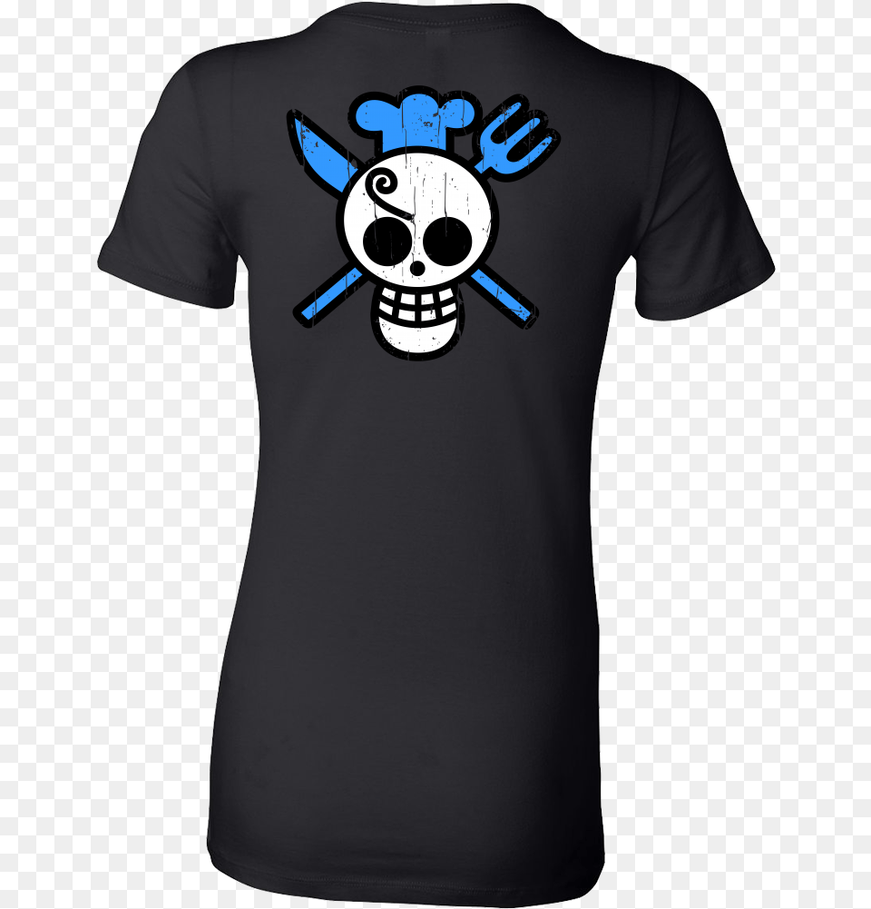 Woman Short Sleeve T Shirt Skull, Clothing, T-shirt Free Transparent Png