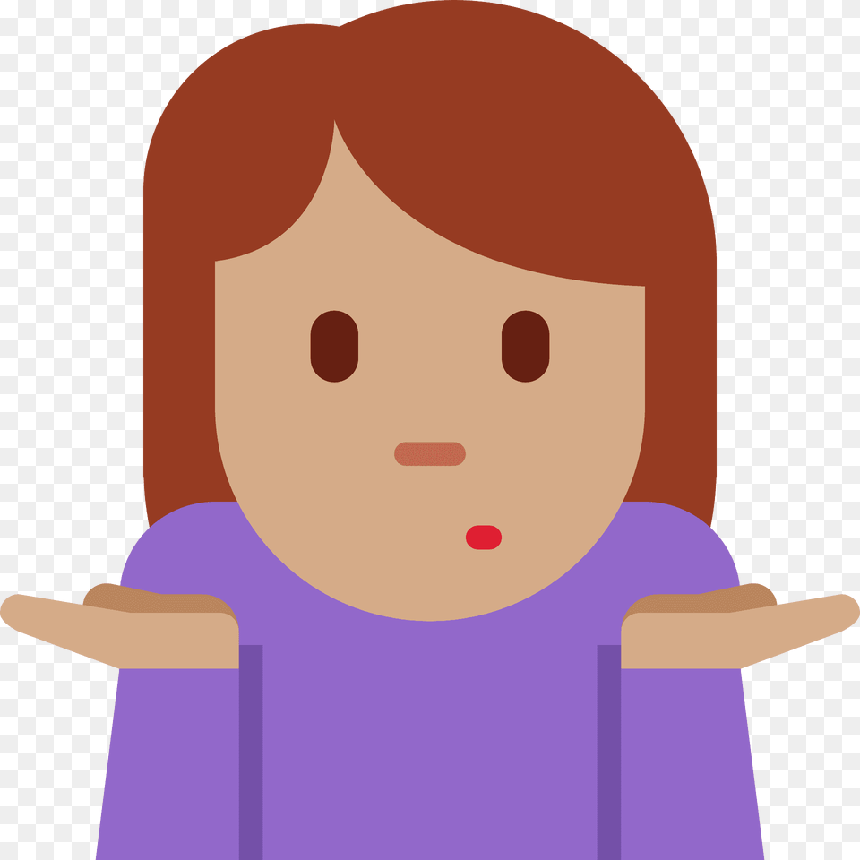 Woman Shrugging Emoji Clipart, Face, Head, Person, Photography Free Transparent Png