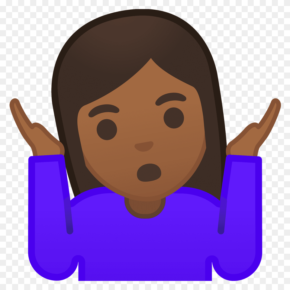 Woman Shrugging Emoji Clipart, Body Part, Face, Finger, Hand Free Transparent Png