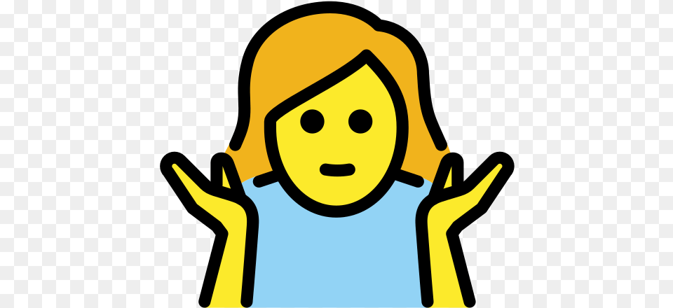 Woman Shrugging Emoji Meanings U2013 Typographyguru Emoji Jsp, Baby, Person Free Transparent Png