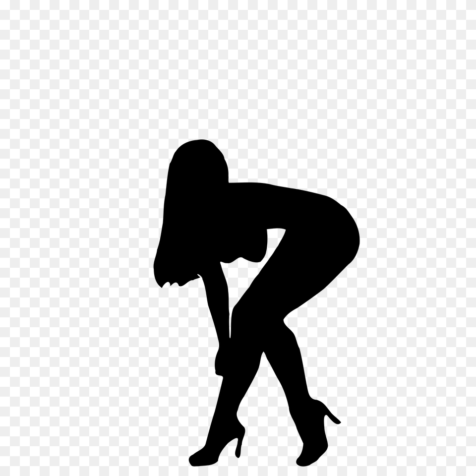 Woman Silhouette, Gray Free Transparent Png