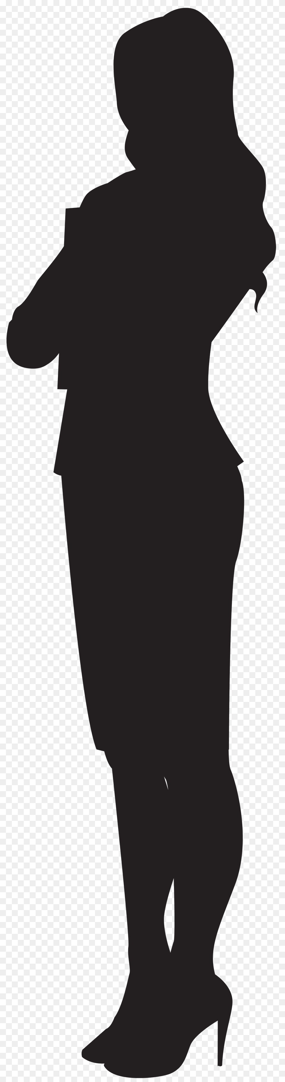 Woman Silhouette Clip Art, Gray Png Image