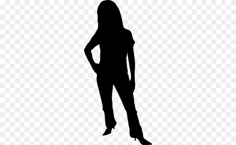 Woman Silhouette Clip Art, Clothing, Pants, Adult, Female Free Png Download
