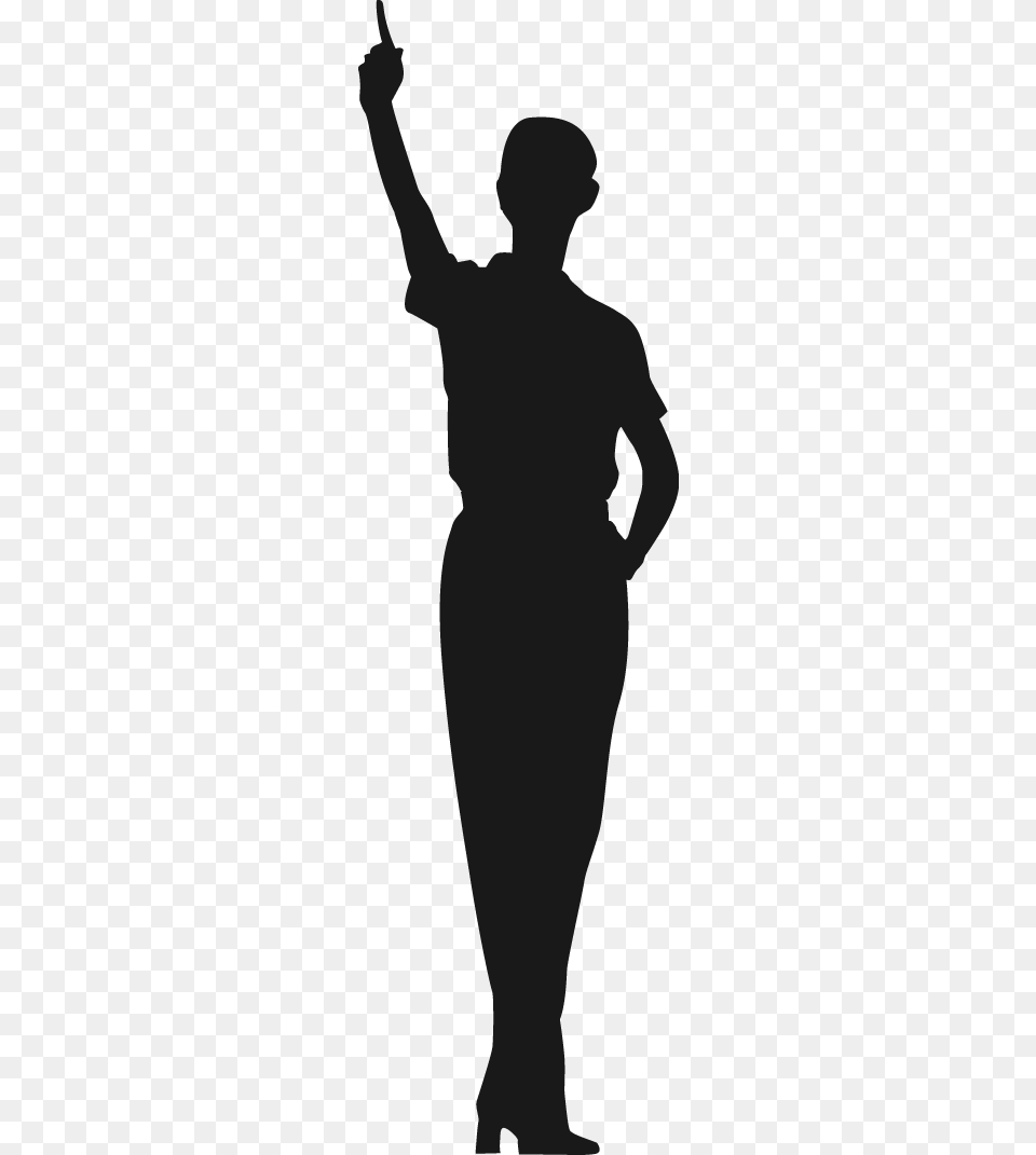 Woman Silhouette Little Black Dress, Adult, Male, Man, Person Free Transparent Png