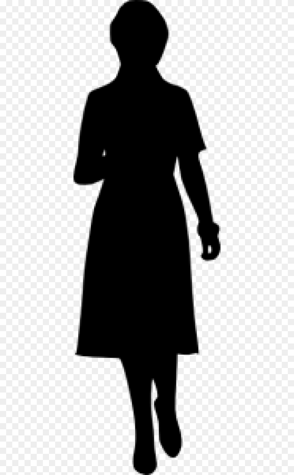 Woman Silhouette No Background, Clothing, Coat, Adult, Male Png