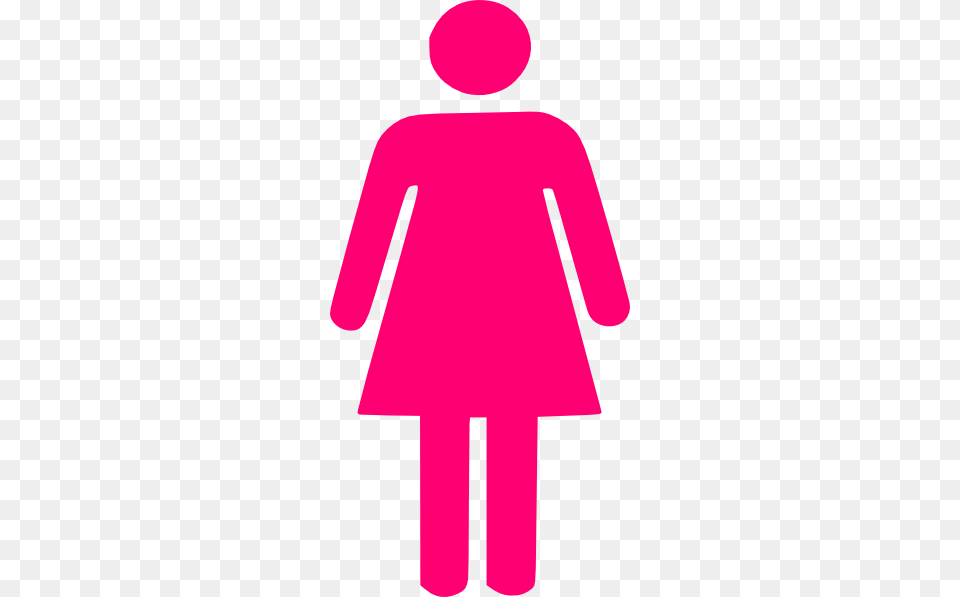 Woman Silhouette Pink Clip Art, Sign, Symbol, Road Sign, Person Png Image