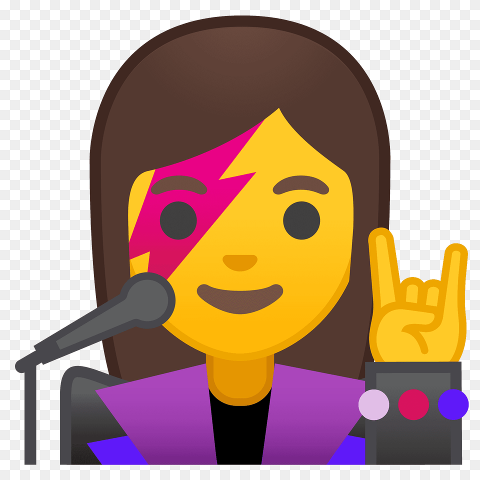 Woman Singer Emoji Clipart, Microphone, Electrical Device, Person, People Png