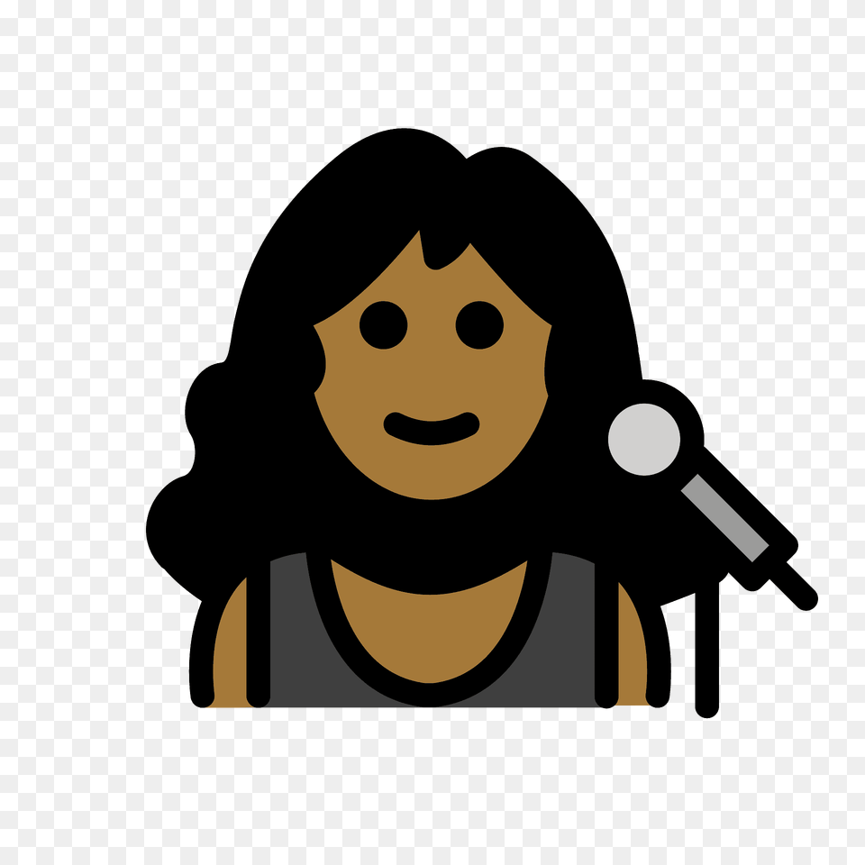 Woman Singer Emoji Clipart, Microphone, Electrical Device, Head, Person Free Transparent Png