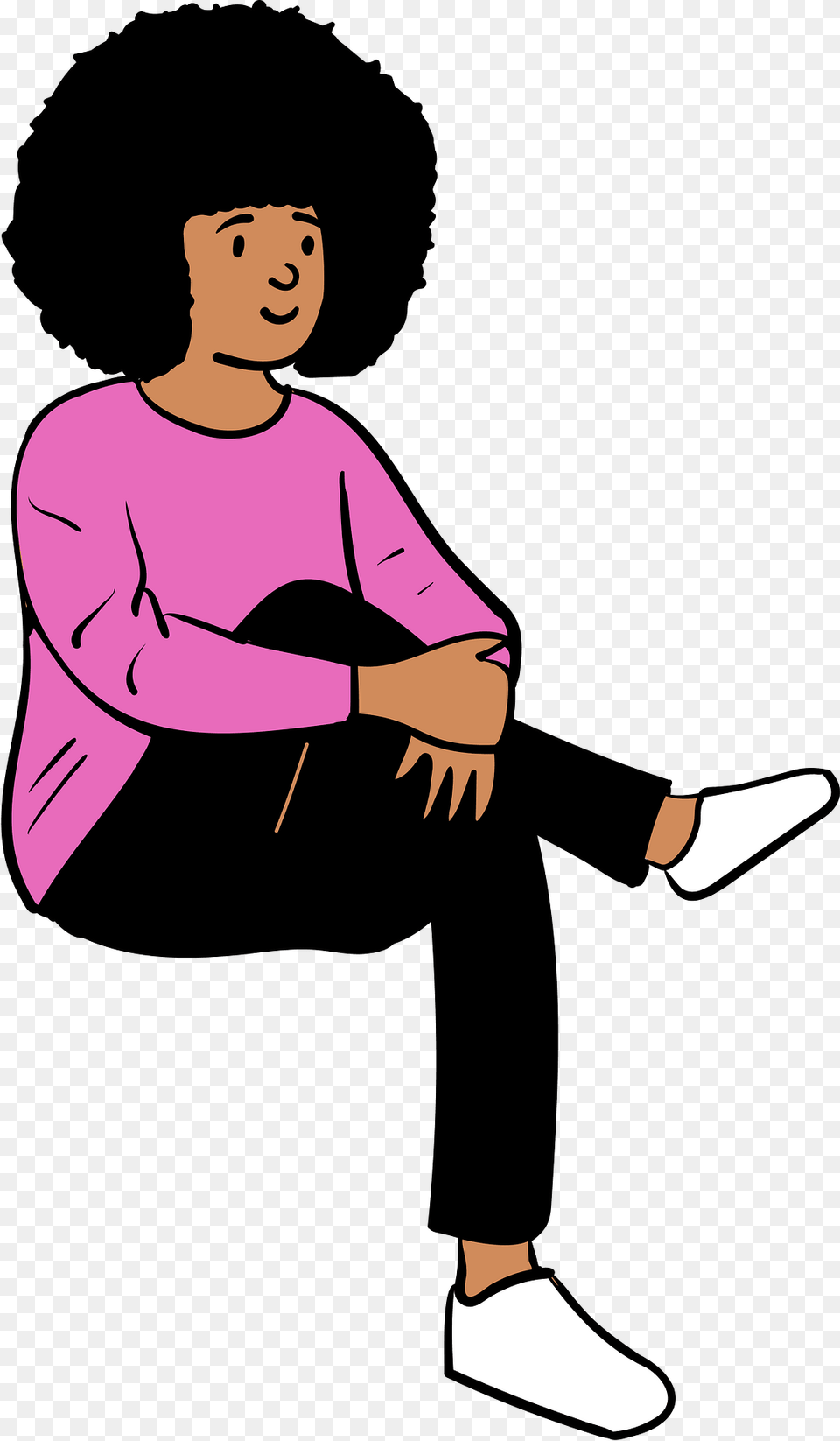 Woman Sitting Clipart, Sleeve, Long Sleeve, Clothing, Boy Png