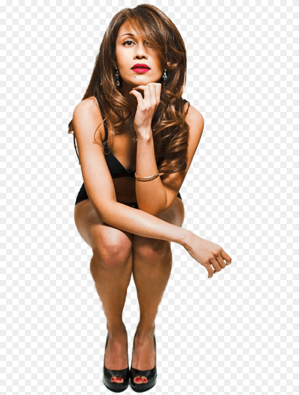 Woman Sitting Girl, Adult, Person, Female, Sandal Png Image