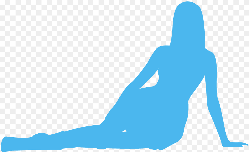 Woman Sitting Silhouette, Clothing, Swimwear, Person, Back Free Png Download