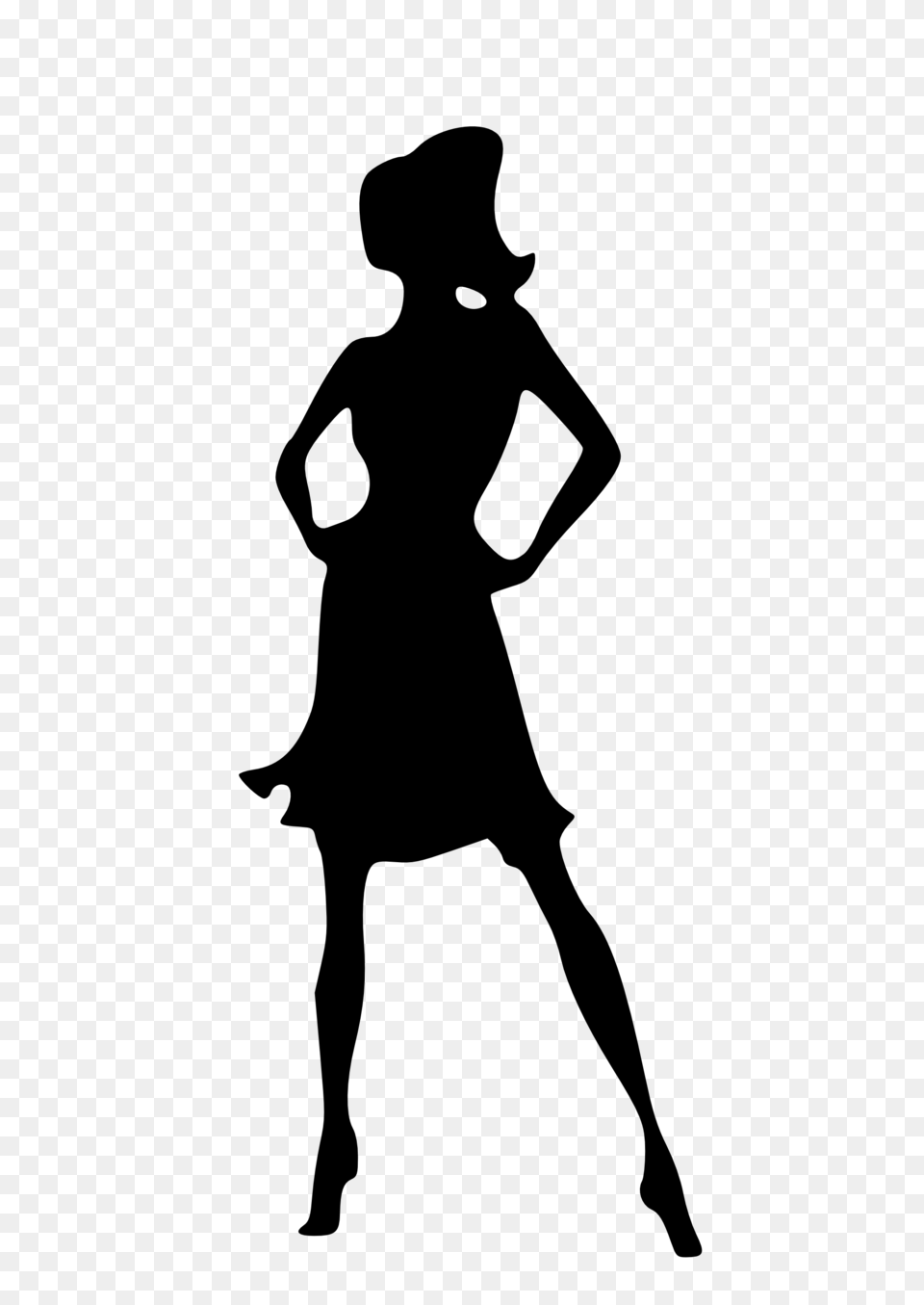 Woman Skirt Cliparts, Gray Png Image