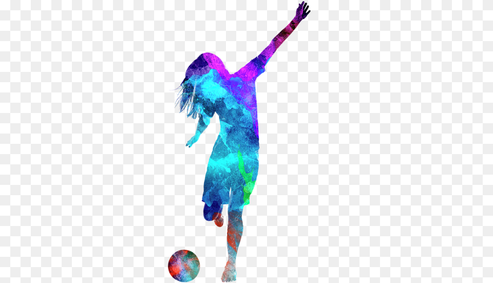 Woman Soccer Player 05 In Watercolor, Accessories, Art, Child, Female Png