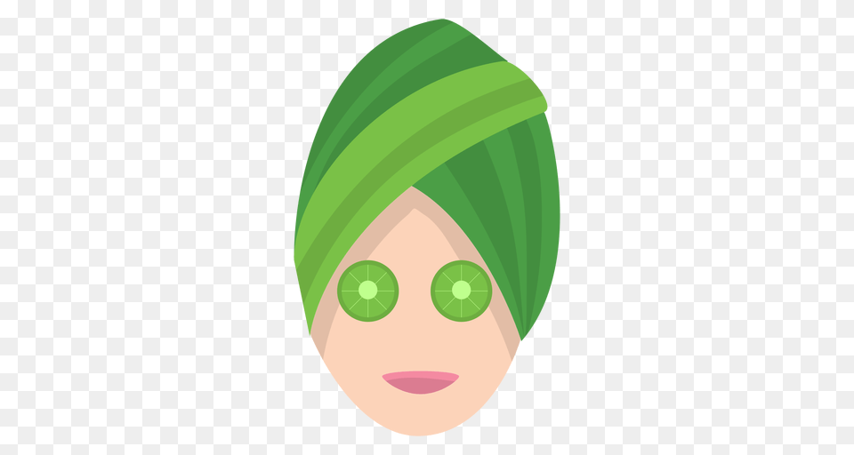 Woman Spa Therapy Icon, Clothing, Turban, Face, Head Png