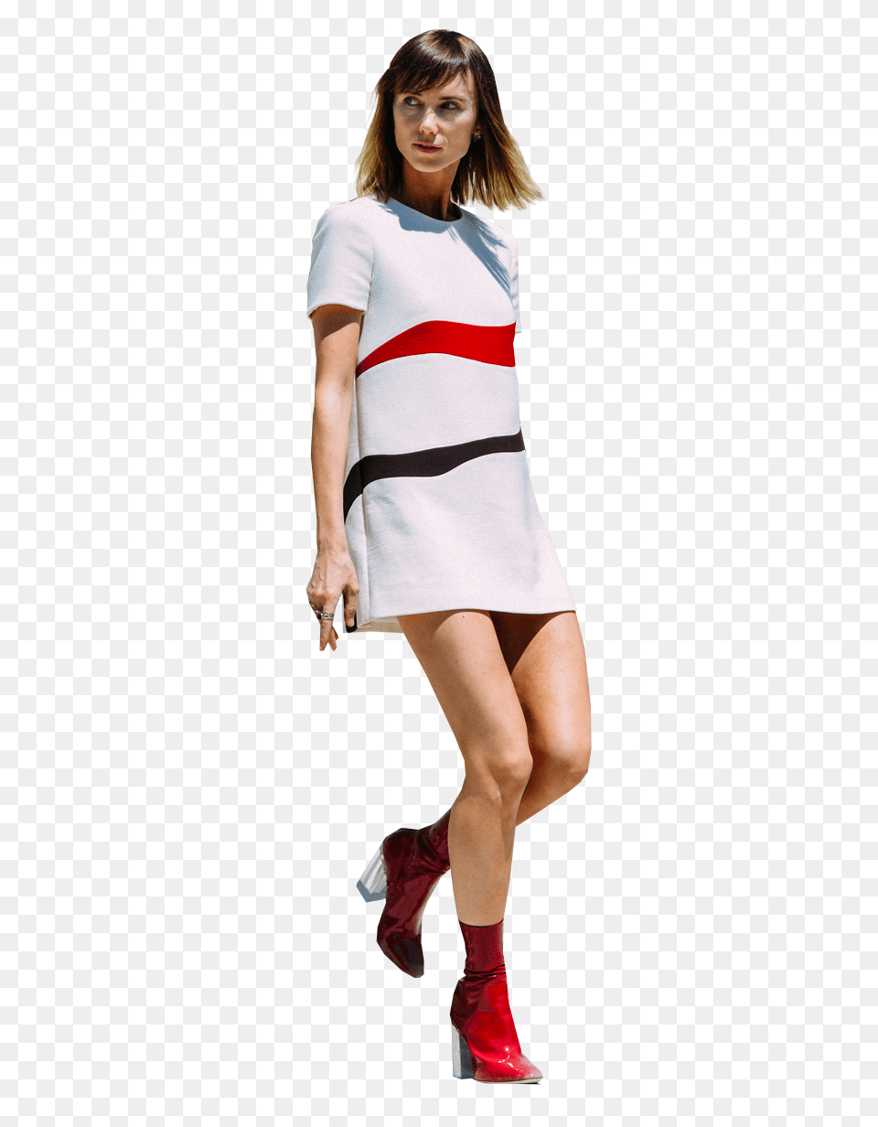 Woman Stair Cutout People People And Cut Out, Clothing, Shoe, High Heel, Footwear Png Image