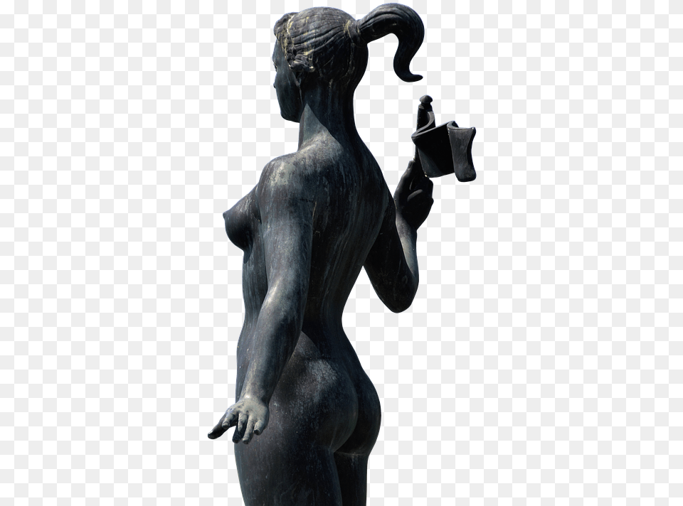 Woman Statue Naked Breast Bosom Sculpture Figure Statue, Art, Adult, Male, Man Free Transparent Png