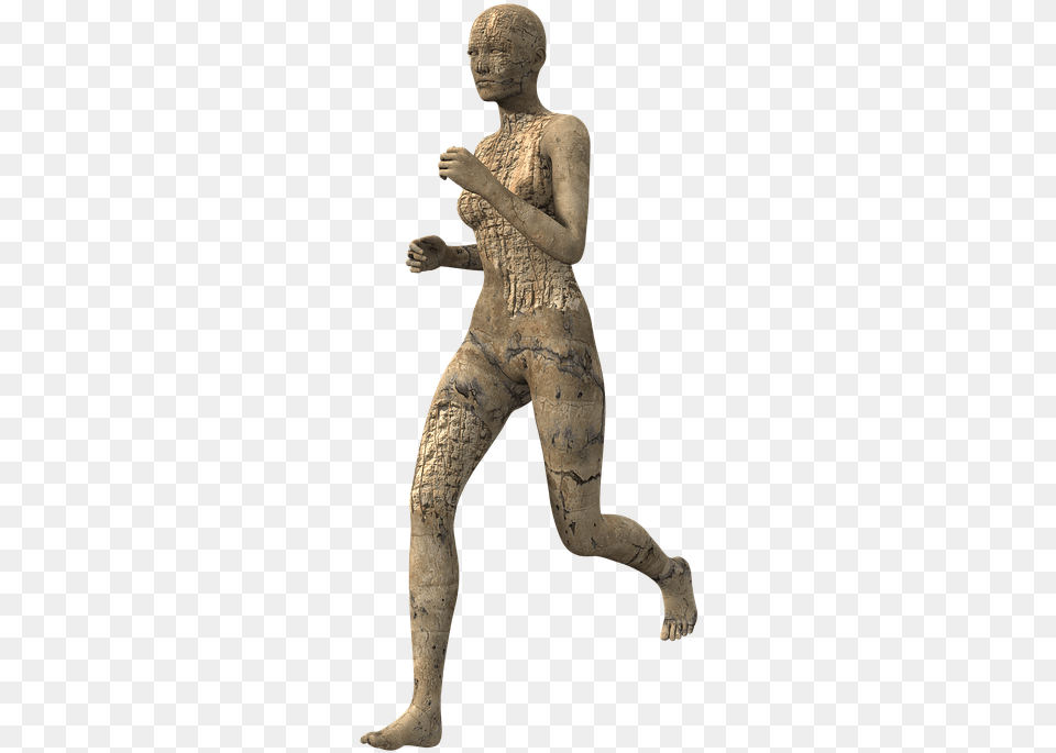 Woman Stone Figure Statue Sculpture Figure Stone Stone Human, Archaeology, Person, Art, Figurine Free Png Download