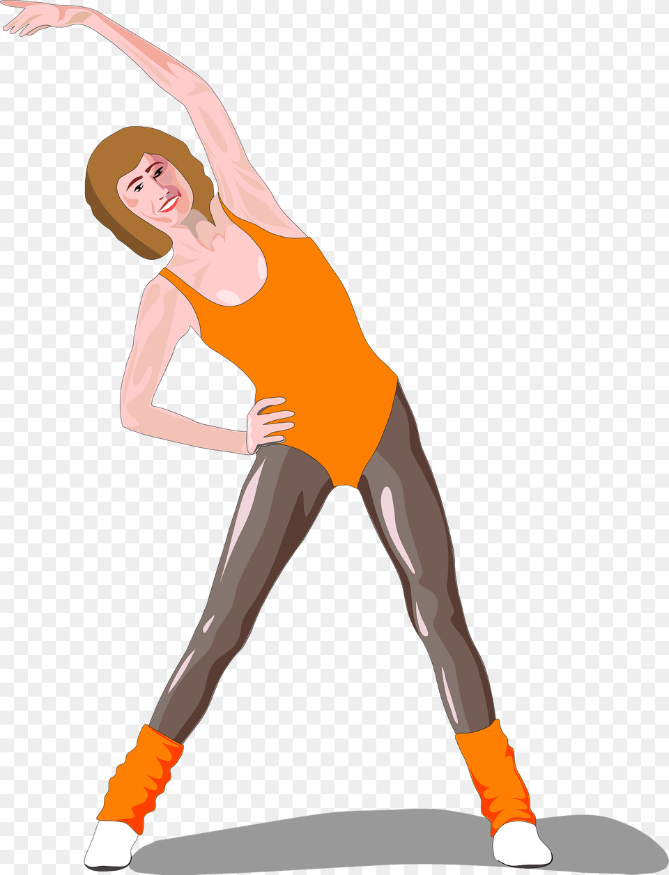 Woman Stretching For Fitness Clipart, Dancing, Leisure Activities, Person, Face Free Png