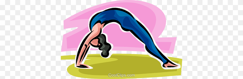 Woman Stretching Royalty Vector Clip Art Illustration, Appliance, Blow Dryer, Device, Electrical Device Free Png Download