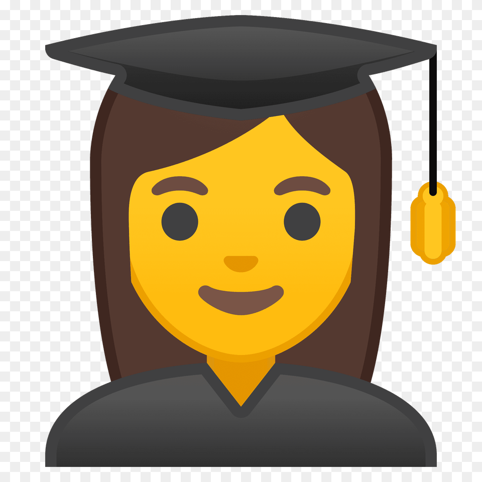 Woman Student Emoji Clipart, Graduation, People, Person, Face Free Png Download