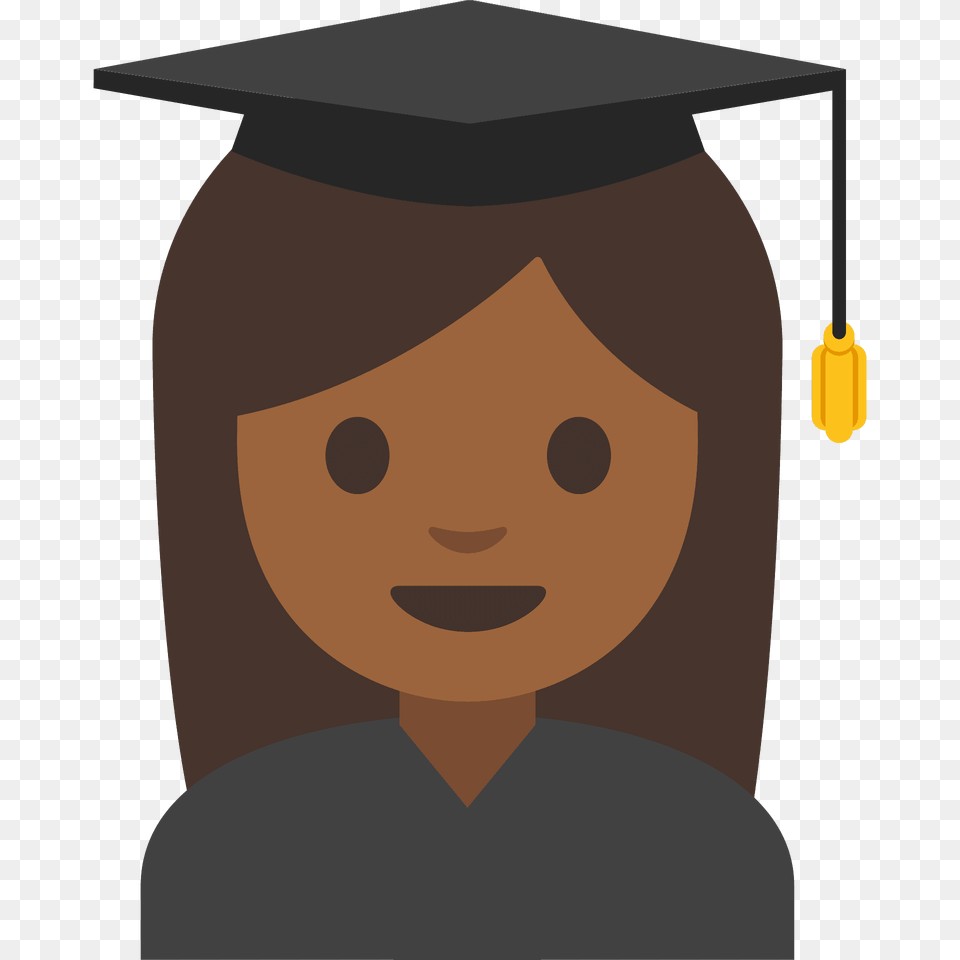 Woman Student Emoji Clipart, Graduation, People, Person, Face Free Transparent Png