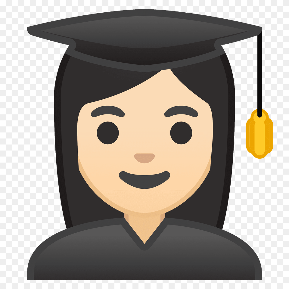 Woman Student Emoji Clipart, Graduation, People, Person, Baby Png Image