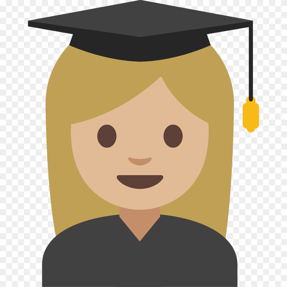 Woman Student Emoji Clipart, Graduation, People, Person, Face Free Png