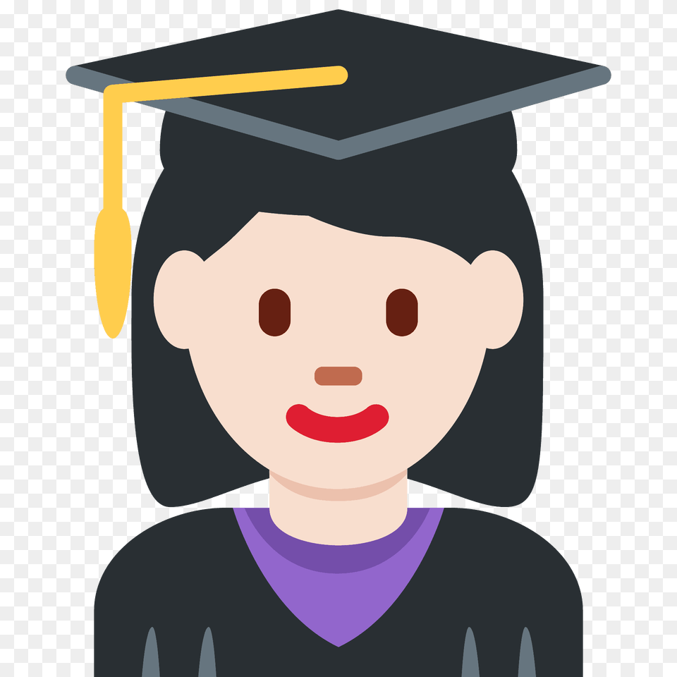 Woman Student Emoji Clipart, Graduation, People, Person, Animal Free Png