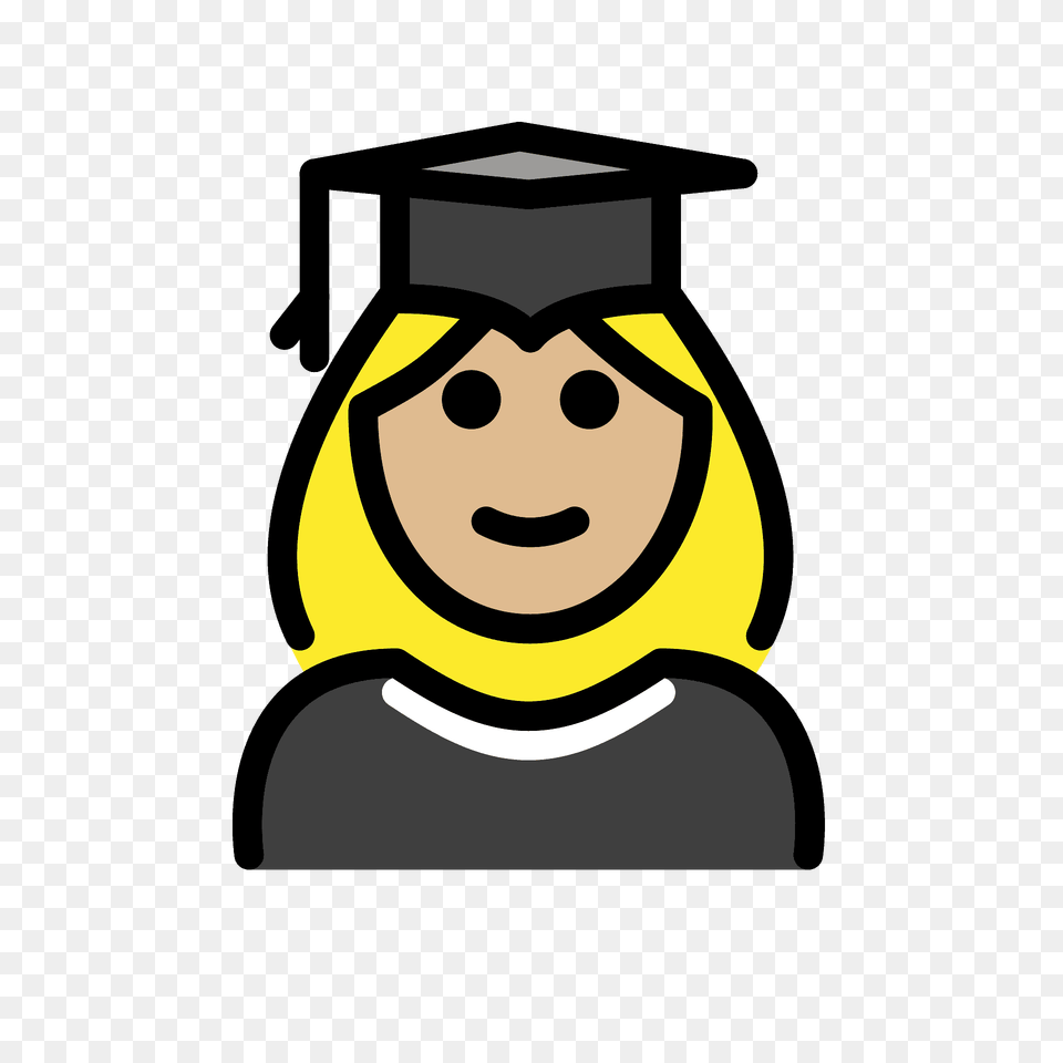 Woman Student Emoji Clipart, Graduation, People, Person, Face Free Transparent Png