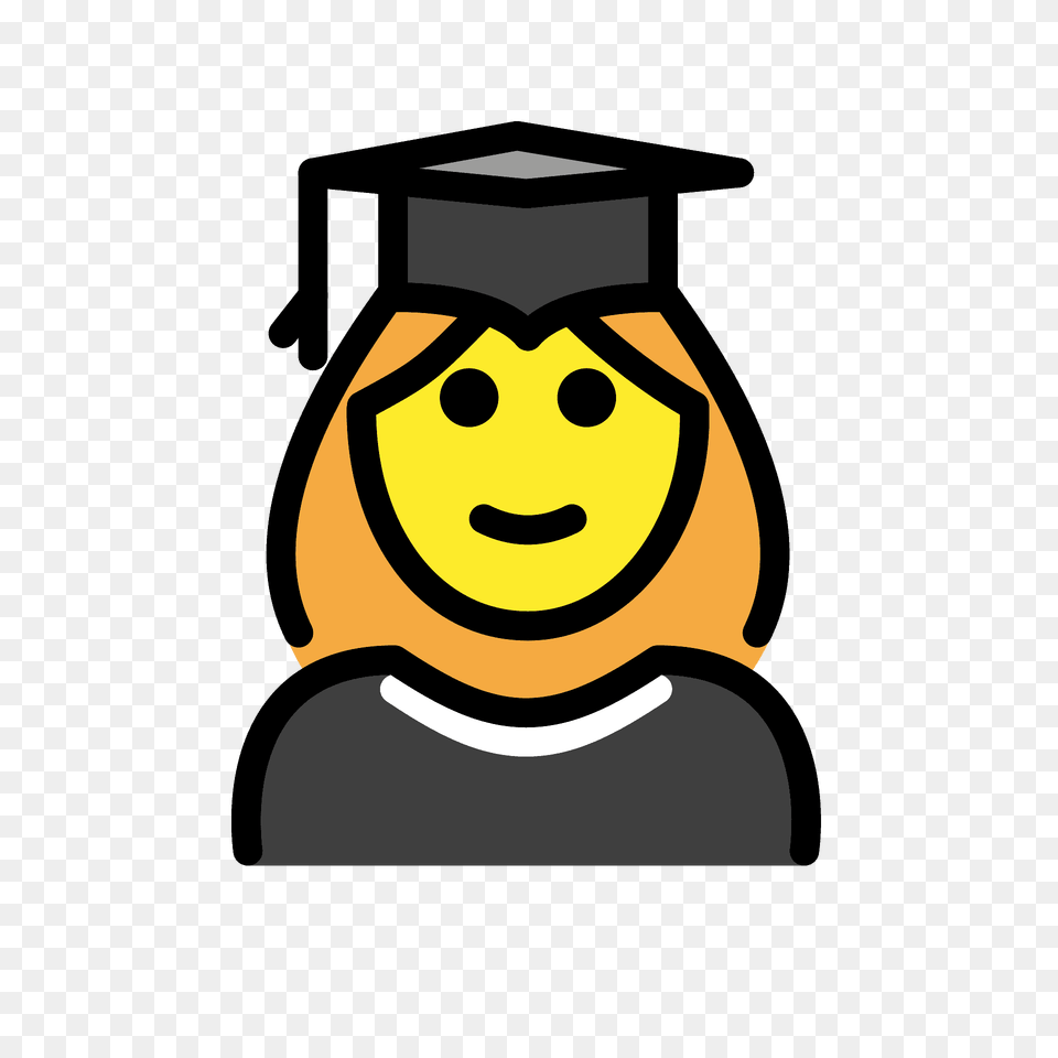 Woman Student Emoji Clipart, Graduation, People, Person Free Transparent Png