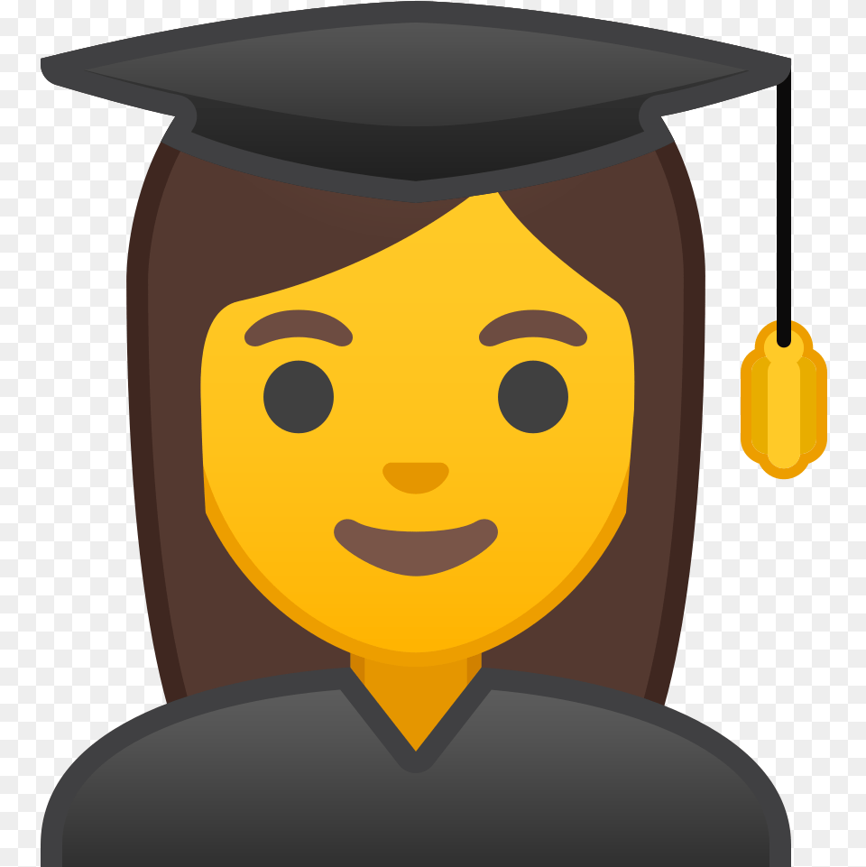 Woman Student Icon Noto Emoji People Profession Iconset Estudiante Emoji, Graduation, Person, Baby, Face Free Png Download
