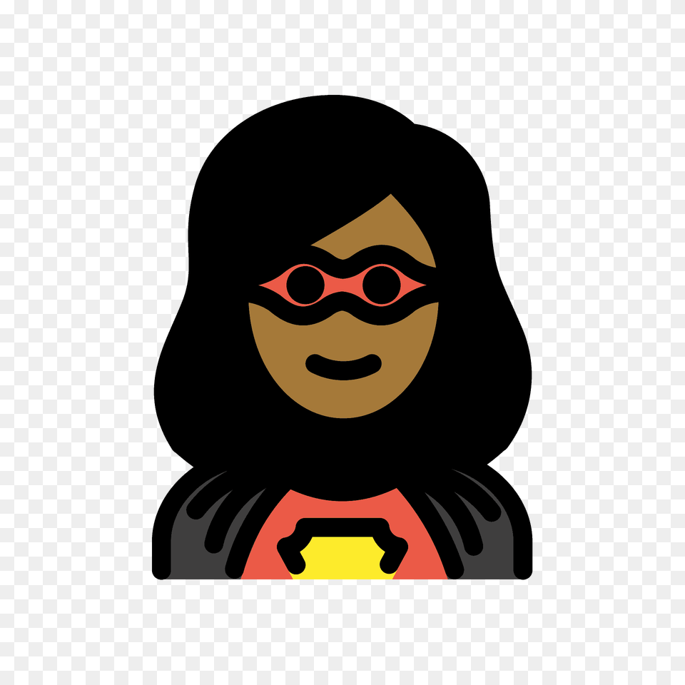 Woman Superhero Emoji Clipart, Baby, Person, Face, Head Free Png