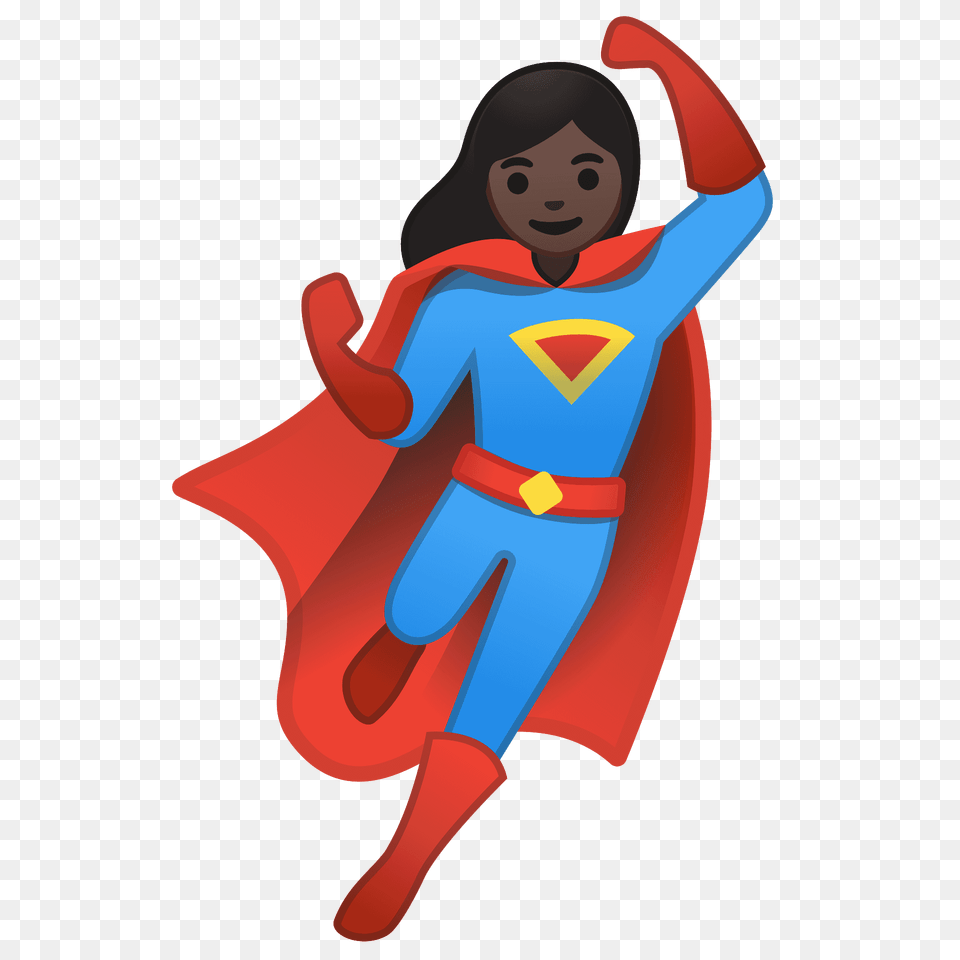 Woman Superhero Emoji Clipart, Cape, Clothing, Costume, Person Free Png Download