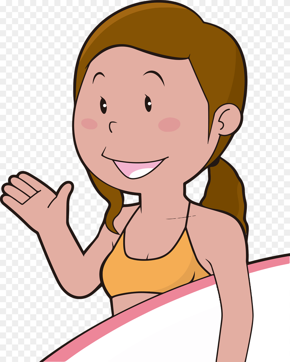 Woman Surfer Clipart, Baby, Person, Face, Head Free Png