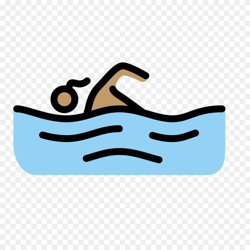 Woman Swimming Emoji Clipart, Water Sports, Sport, Leisure Activities, Person Free Png Download