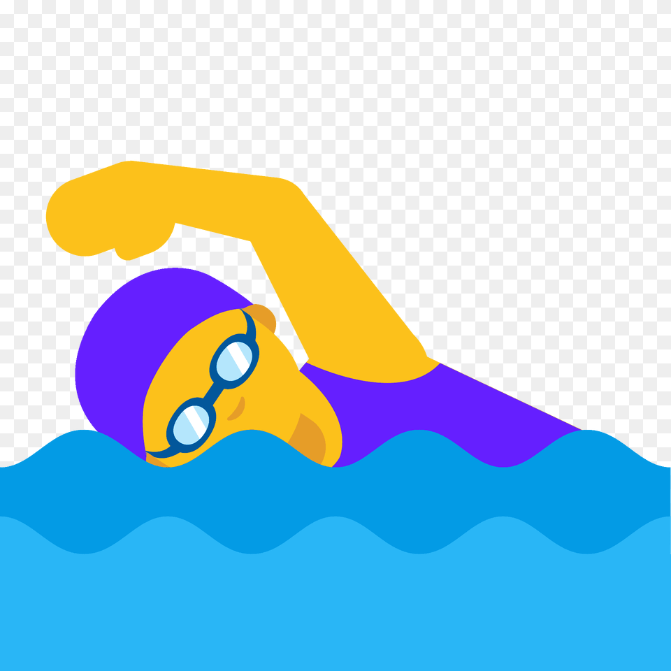 Woman Swimming Emoji Clipart, Cap, Water, Sport, Water Sports Free Transparent Png