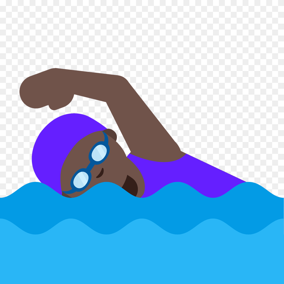 Woman Swimming Emoji Clipart, Cap, Water, Sport, Water Sports Free Png